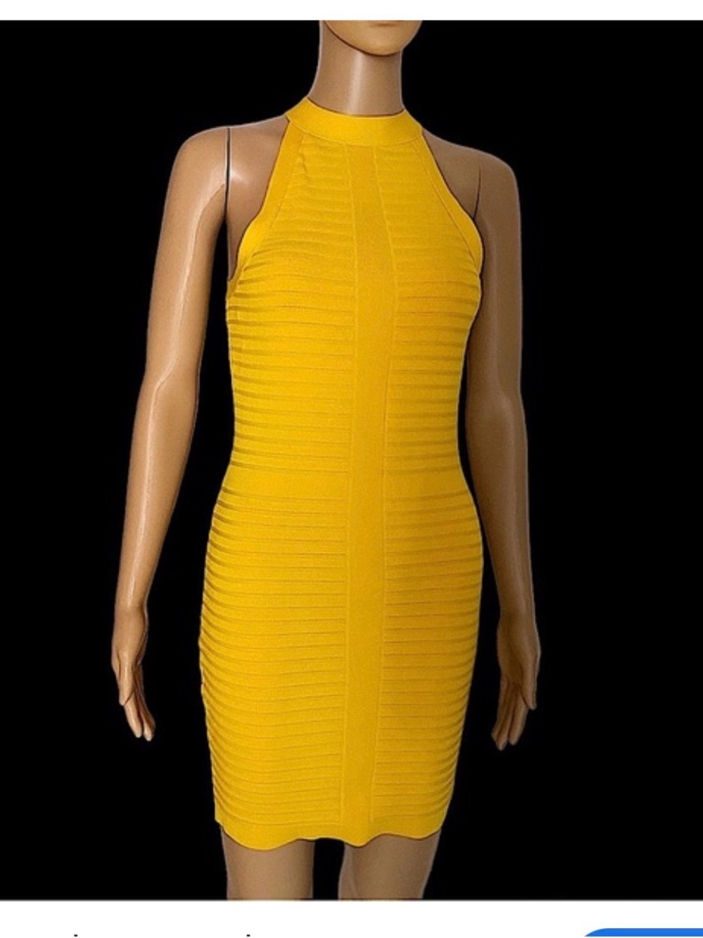 Guess Cyndee Bandage Halter Mini Dress